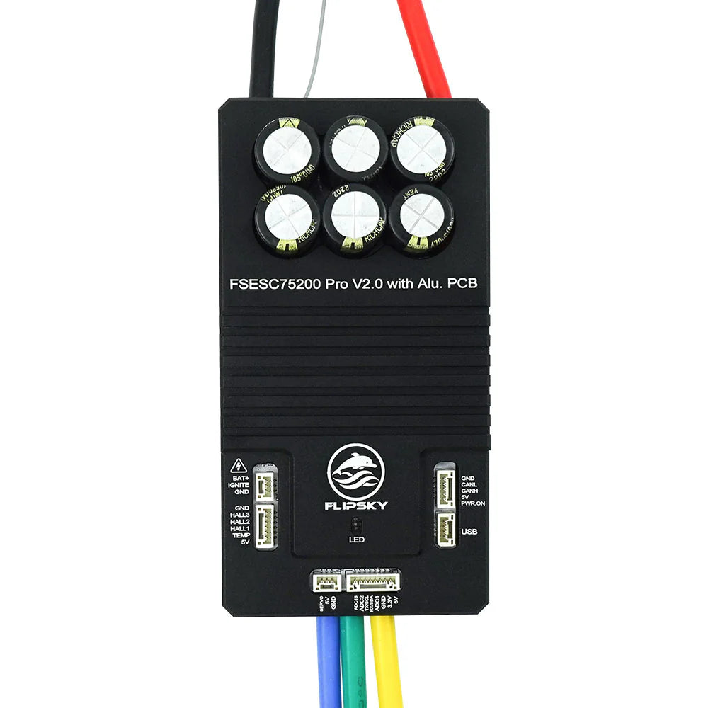 Contrôleur VESC Flipsky 75200 Pro V2.0 (Aluminum PCB Based)