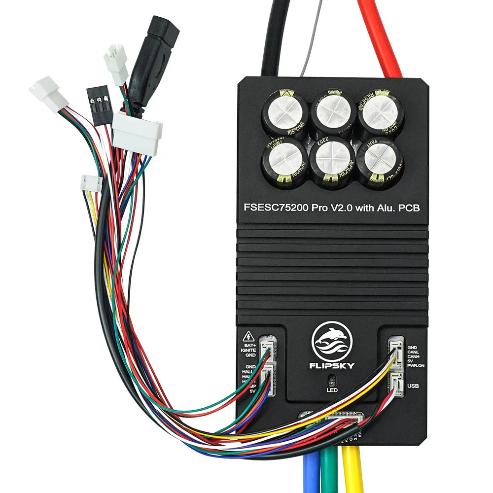 Contrôleur VESC Flipsky 75200 Pro V2.0 (Aluminum PCB Based)