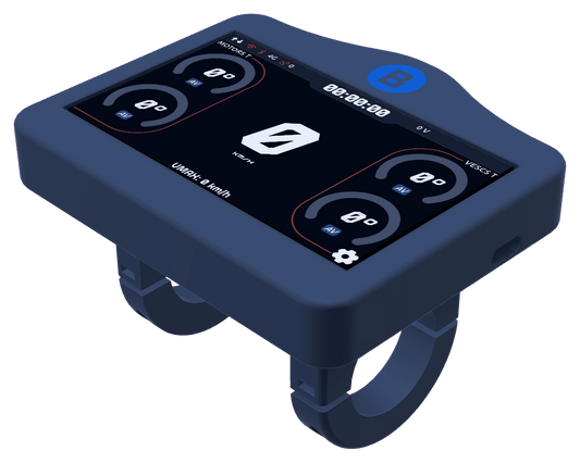 DriveX Pro — cockpit connecté compatible VESC, vue 3/4